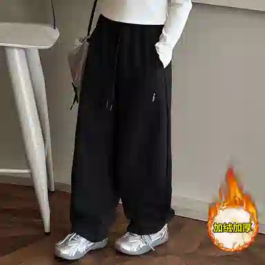 冬季一体奥粒绒舒适亲肤保暖香蕉卫裤儿童运动裤 冬春秋