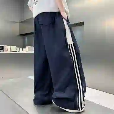 简约休闲运动舒适宽松长裤工装裤 通用