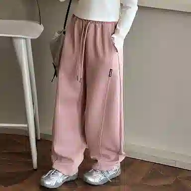 冬季一体奥粒绒舒适亲肤保暖香蕉卫裤儿童运动裤 冬春秋