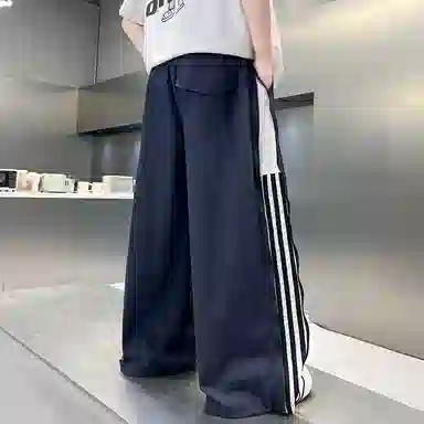 简约休闲运动舒适宽松长裤工装裤 通用