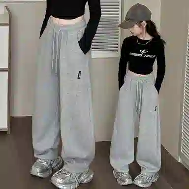 冬季一体奥粒绒舒适亲肤保暖香蕉卫裤儿童运动裤 冬春秋