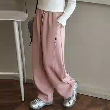 冬季一体奥粒绒舒适亲肤保暖香蕉卫裤儿童运动裤 冬春秋