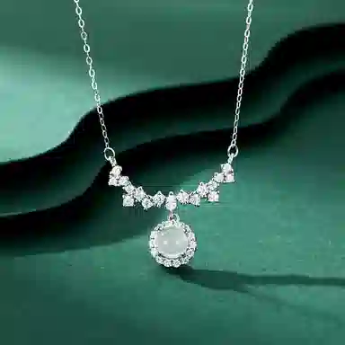 【精选S999足银|高品质】 银世城 闪耀紫藤花 在逃公主 高级温润气质精致甜美氛围感礼盒装 不易过敏 玉髓 项链 女款