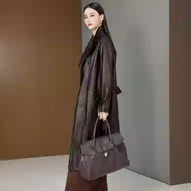 佐塞斯 通勤简约优雅风衣 女款