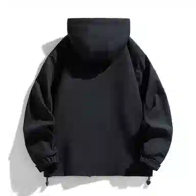 太子龍 山系户外连帽立体口袋多拉链登山服款宽松潮流百搭休闲工装防水外套男女同款夹克 男款