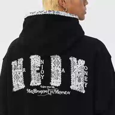 MEDM FW25 Paisley Embroidered Hoodie