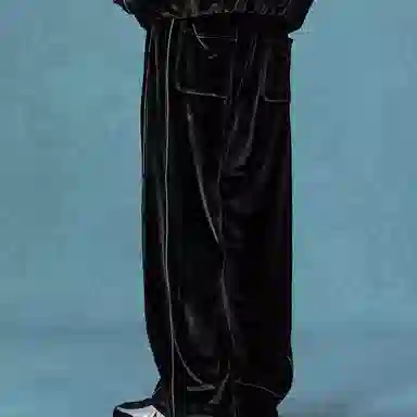MEDM Tennis Series Velvet Retro Sweatpants
