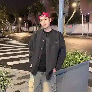 帕丁顿熊 慵懒风美式潮牌排扣开衫针织衫情侣秋季百搭外套冬季简约毛衣 男女同款