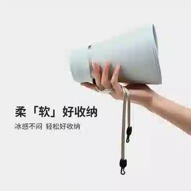 图涂丫 防紫外线一体护颈空顶太阳帽子 冰丝 防晒帽 男女同款情侣款