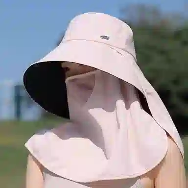 图涂丫 全方位遮阳帽户外紫外线 涤纶 防晒帽 男女同款情侣款