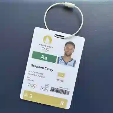 图涂丫 篮球梦之队 运动员参赛卡库里欧文詹姆斯杜兰特 球星卡 亚克力 挂件 男女同款情侣款