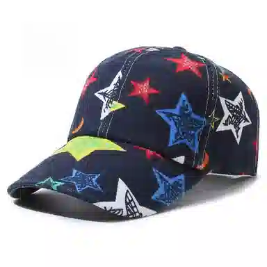 图涂丫 潮流嘻哈遮阳帽 百搭休闲 涤纶 鸭舌帽 男女同款情侣款