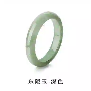 周大生 国风好运 新中式气质古典风优雅温婉大气绿色 晶莹玉润气质美 东陵玉 手镯 女款