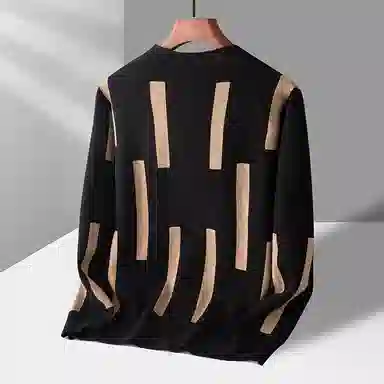 卡丹狄诺 开衫外套羊毛提花针织衫 男款