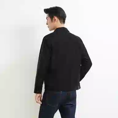 卡丹狄诺 经典翻领皮夹克男秋冬轻商务立体剪裁宽松休闲单排扣铆钉美式复古工装高街外套高级感行政皮衣 男款