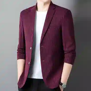 卡丹狄诺 男士西服秋季宽松简约单西上衣潮流春季轻商务休闲职业装西装外套 男款