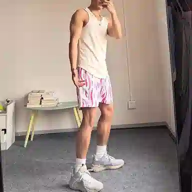 美式高街复古港风百搭透气速干舒适运动短裤篮球裤 男女同款