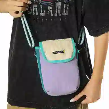 vack Compact Flip Phone Bag Nylon Crossbody