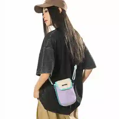 vack Compact Flip Phone Bag Nylon Crossbody