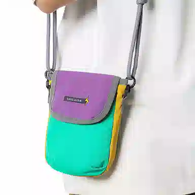 vack Compact Flip Phone Bag Nylon Crossbody