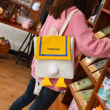 vack Simple Canvas Backpack