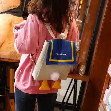 vack Simple Canvas Backpack