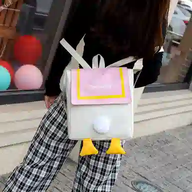 vack Simple Canvas Backpack