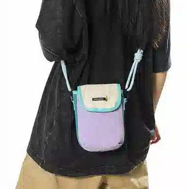 vack Compact Flip Phone Bag Nylon Crossbody