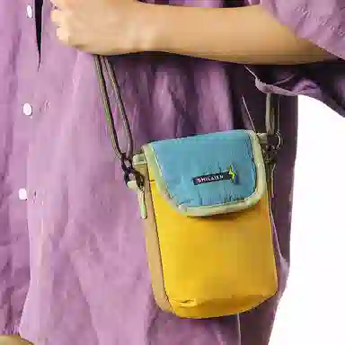 vack Compact Flip Phone Bag Nylon Crossbody