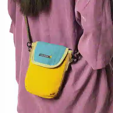 vack Compact Flip Phone Bag Nylon Crossbody