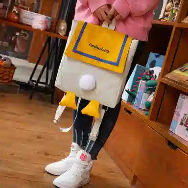 vack Simple Canvas Backpack