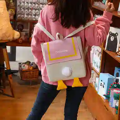 vack Simple Canvas Backpack