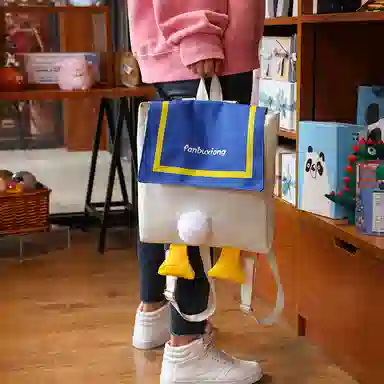 vack Simple Canvas Backpack