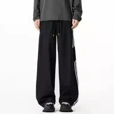 CHARLIE GOLF Retro Logo Striped Pants