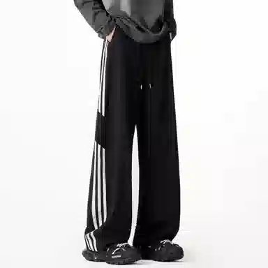 CHARLIE GOLF Retro Logo Striped Pants