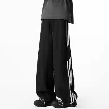 CHARLIE GOLF Retro Logo Striped Pants