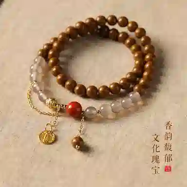 茂琼 栀子花 新中式国潮高级感 合香珠 手串 女款