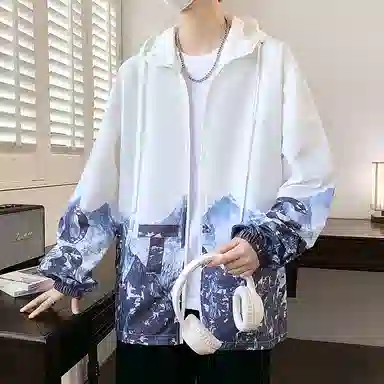 冰丝夏季轻薄凉感防紫外线潮流休闲青少年外套防晒服 男女同款