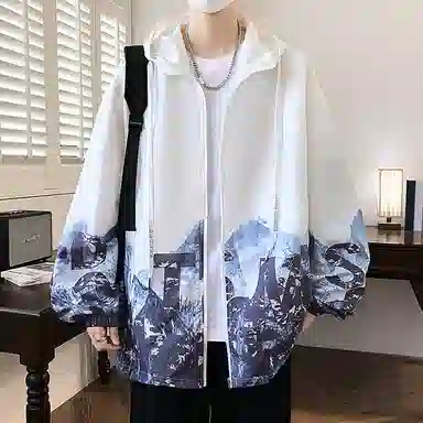 冰丝夏季轻薄凉感防紫外线潮流休闲青少年外套防晒服 男女同款