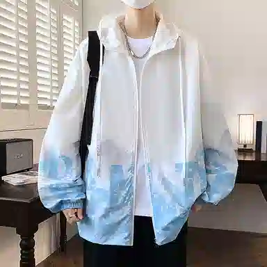 冰丝夏季轻薄凉感防紫外线潮流休闲青少年外套防晒服 男女同款