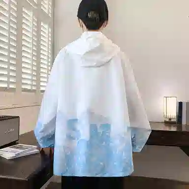 冰丝夏季轻薄凉感防紫外线潮流休闲青少年外套防晒服 男女同款