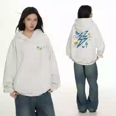 SESAME STREET Embroidered Lightning Hoodie