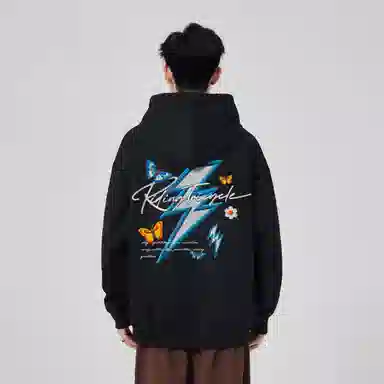 SESAME STREET Embroidered Lightning Hoodie