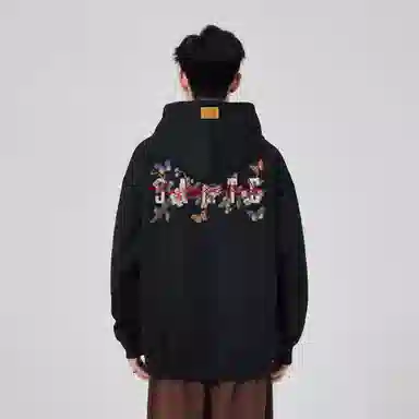 SESAME STREET Floral Logo Hoodie