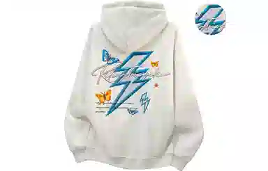 SESAME STREET Embroidered Lightning Hoodie