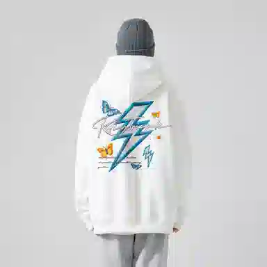 SESAME STREET Embroidered Lightning Hoodie