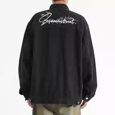 SESAME STREET Logo Denim Jacket