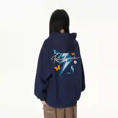 SESAME STREET Embroidered Lightning Hoodie