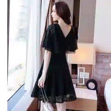 BrandName Lace A-Line Dress