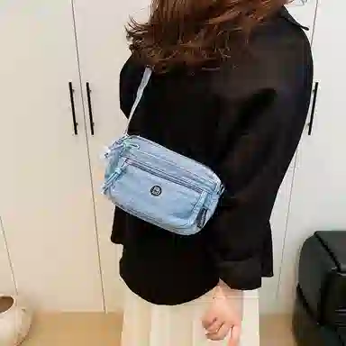 SAPANA STUDIO Vintage Denim Shoulder Bag